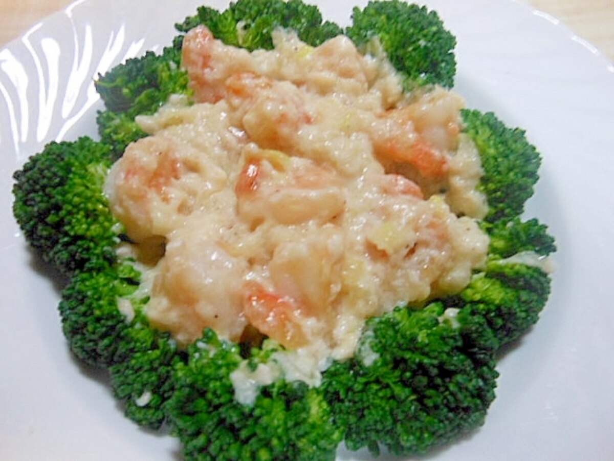 ヘルシー ブロッコリーとむきエビの卵白炒め レシピ 作り方 By アルプスの乙女 楽天レシピ